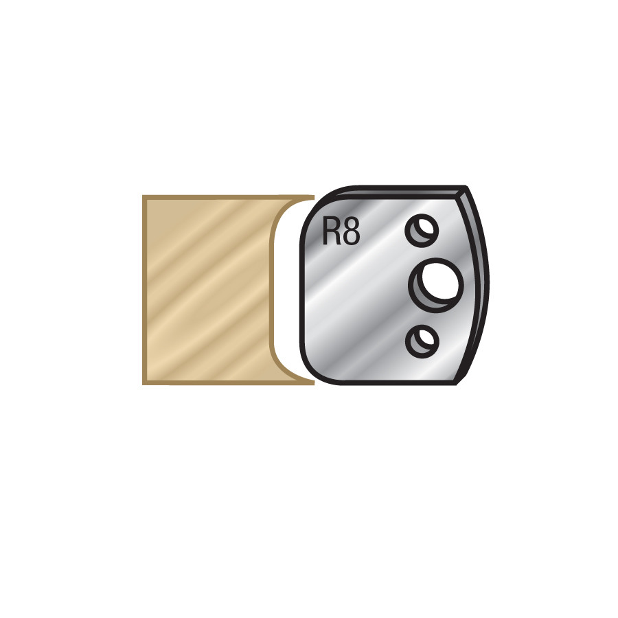 64F003 Pair of 40mm Steel Knives for Profile Pro Inserts