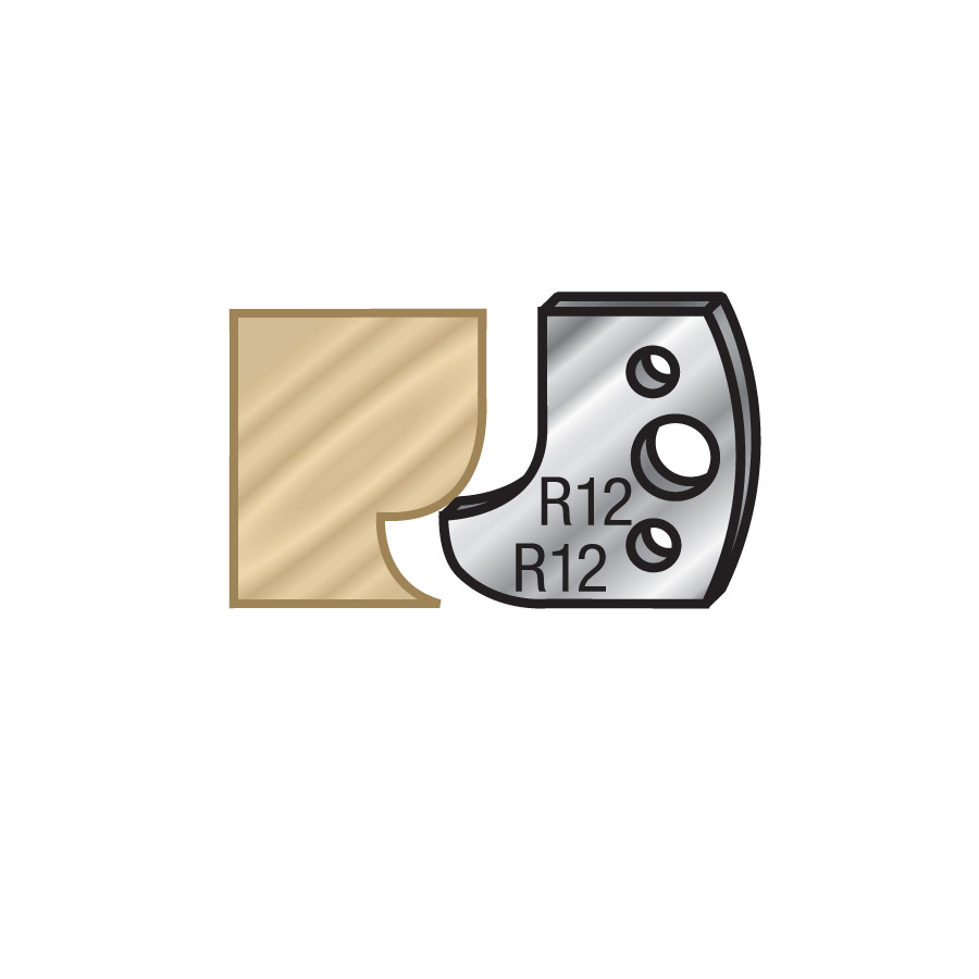 64F005 Pair of 40mm Steel Knives for Profile Pro Inserts