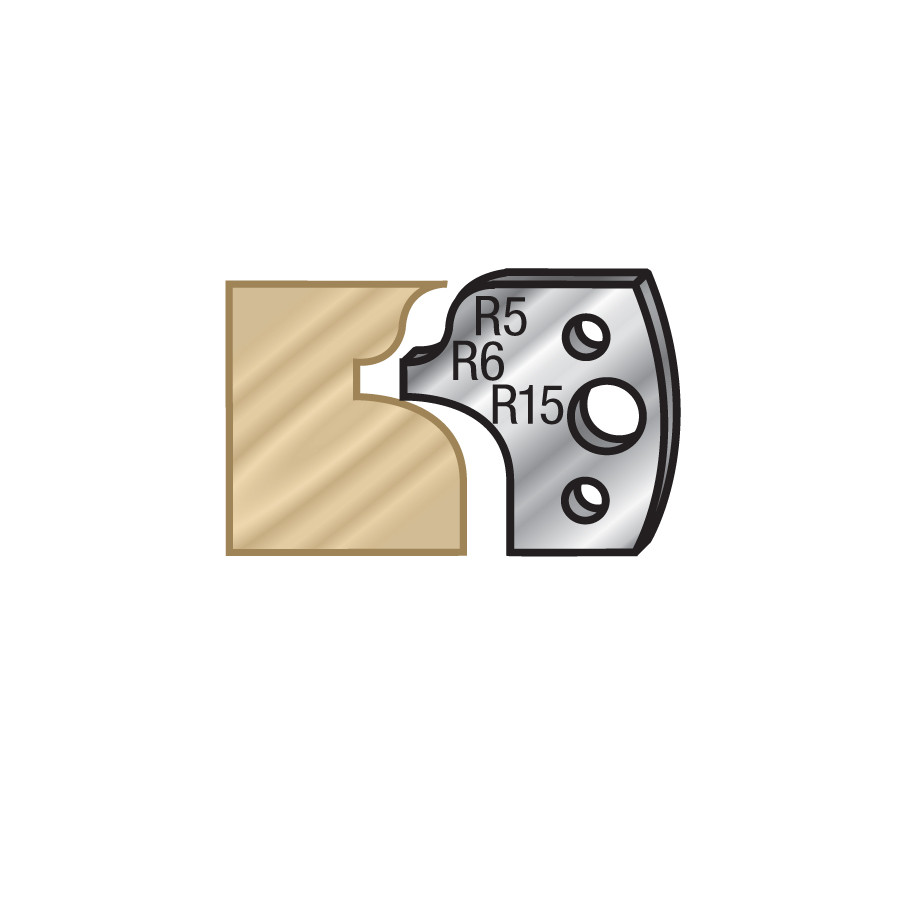 64F011 Pair of 40mm Steel Knives for Profile Pro Inserts