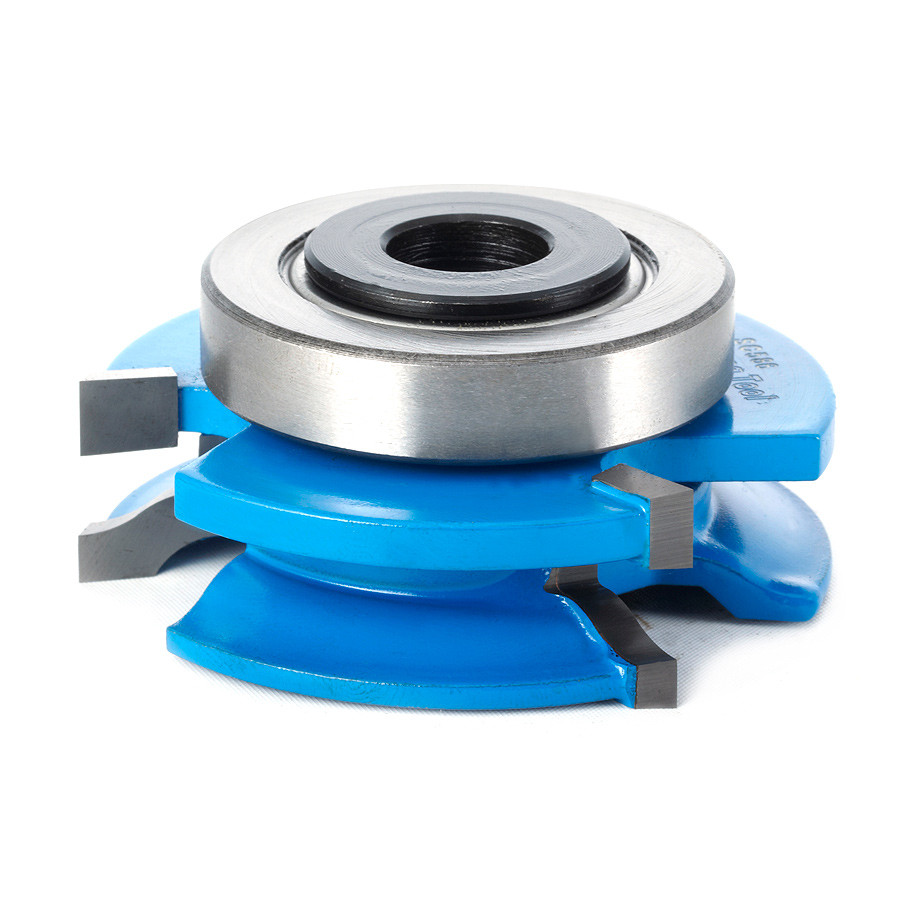 SC586 Carbide Tipped 3-Wing Roman Ogee Reversible Stile & Rail 2-13/32 x 1 x 1/2 & 3/4 Bore for 1-Inch Materia