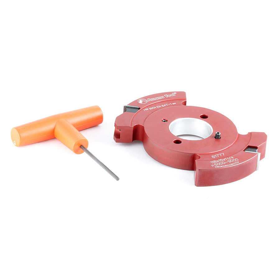 61777 Insert Carbide Aluminum Raised Panel 118mm Dia x 15mm