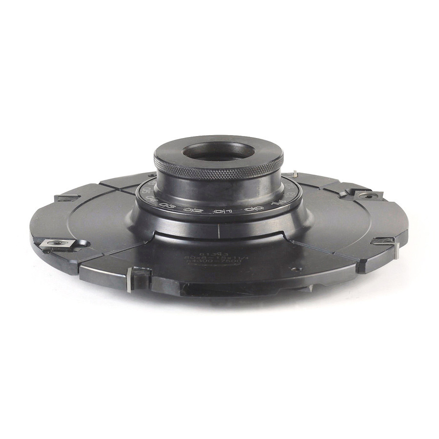 61343 Insert Carbide Adjustable Groove with Scorer & Ring Nut 180mm Dia x 8.0 to 15.0mm x 1-1/4 Bore