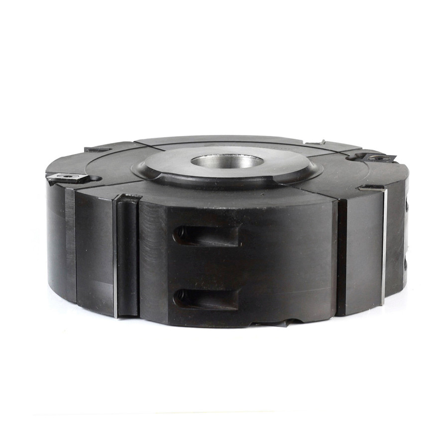 61357 Insert Carbide Adjustable Groove & Rabbet with Scorer 160mm Dia x 50.6 to 100mm x 1-1/4 Bore