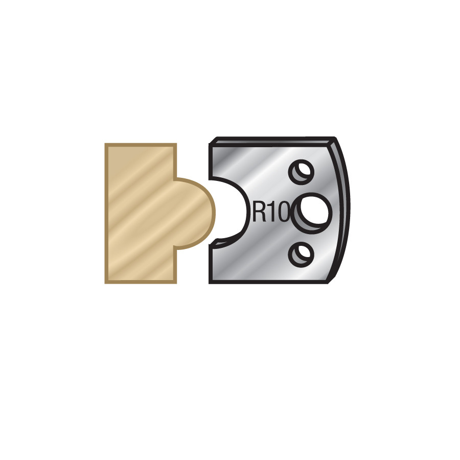 64F015 Pair of 40mm Steel Knives for Profile Pro Inserts