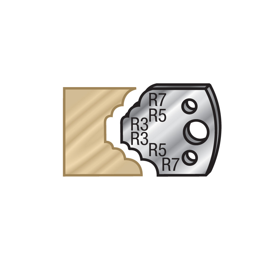 64F021 Pair of 40mm Steel Knives for Profile Pro Inserts