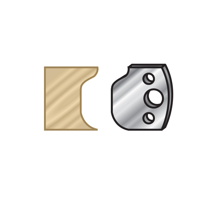 64F048 Pair of 40mm Steel Knives for Profile Pro Inserts