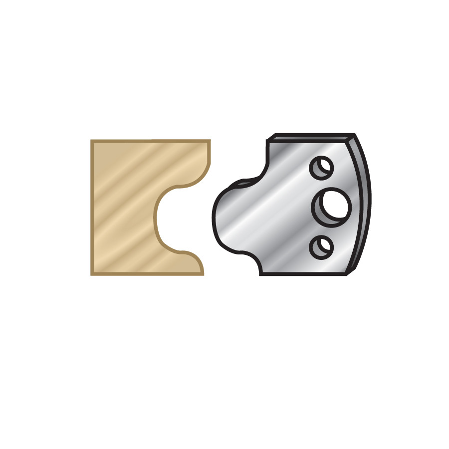 64F056 Pair of 40mm Steel Knives for Profile Pro Inserts