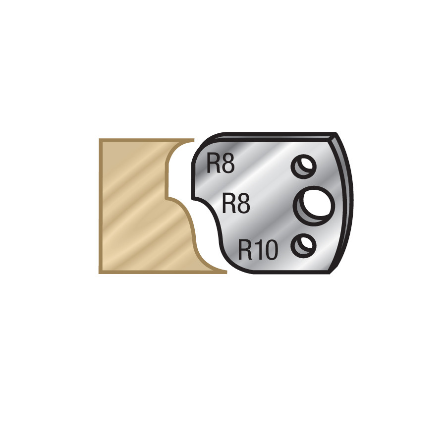 64F059 Pair of 40mm Steel Knives for Profile Pro Inserts