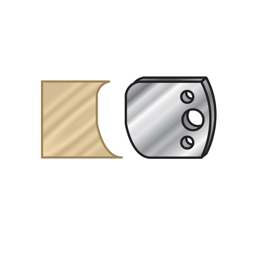 64F062 Pair of 40mm Steel Knives for Profile Pro Inserts