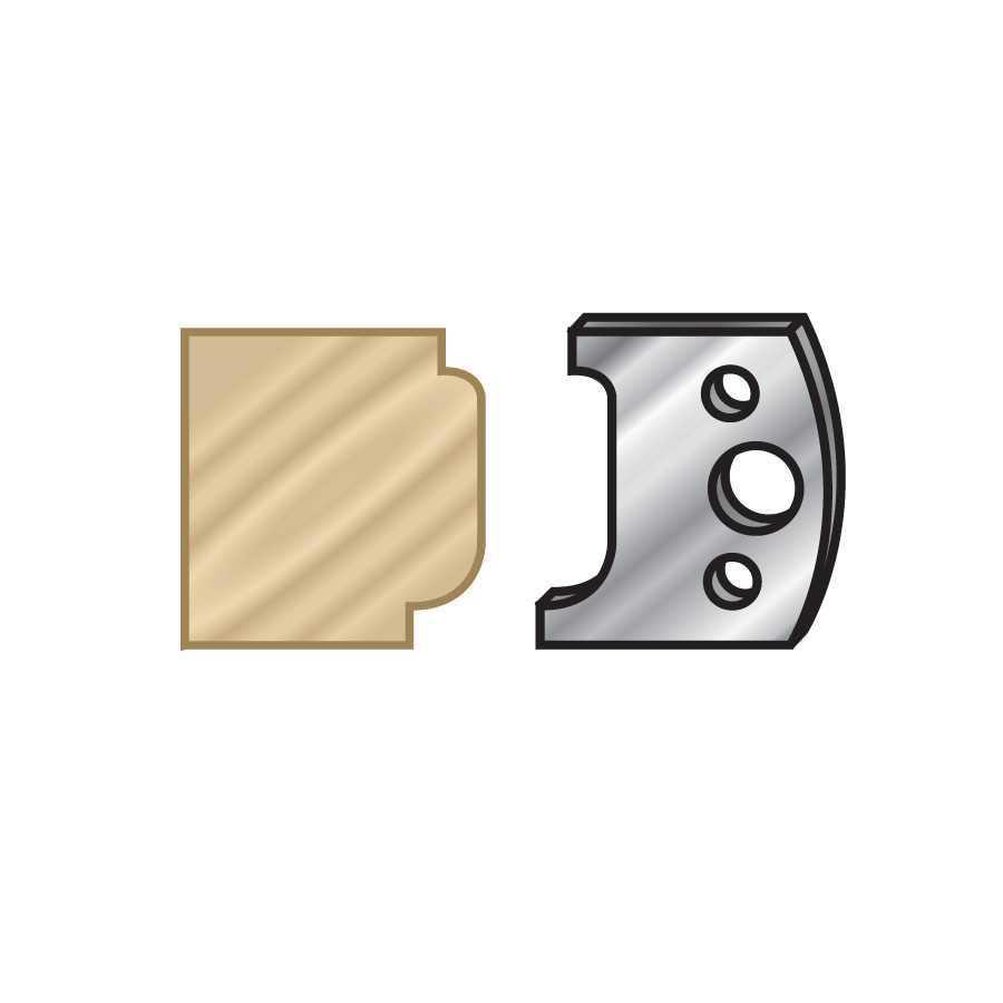 64F070 Pair of 40mm Steel Knives for Profile Pro Inserts