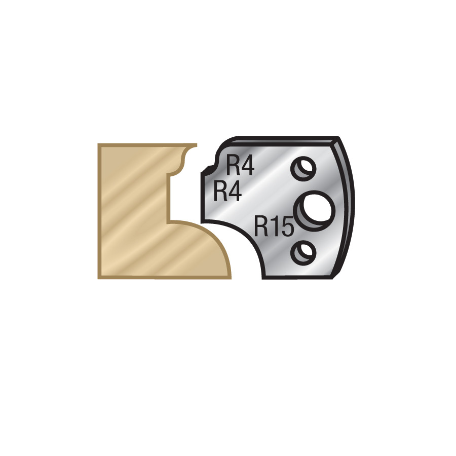 64F044 Pair of 40mm Steel Knives for Profile Pro Inserts