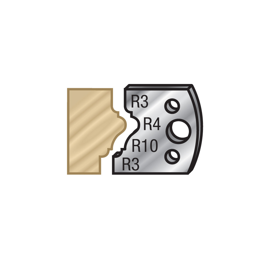 64F102 Pair of 40mm Steel Knives for Profile Pro Inserts