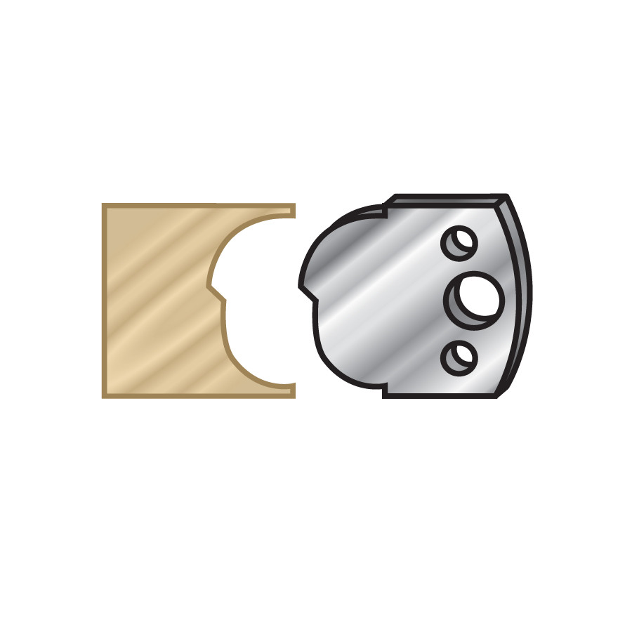 64F115 Pair of 40mm Steel Knives for Profile Pro Inserts