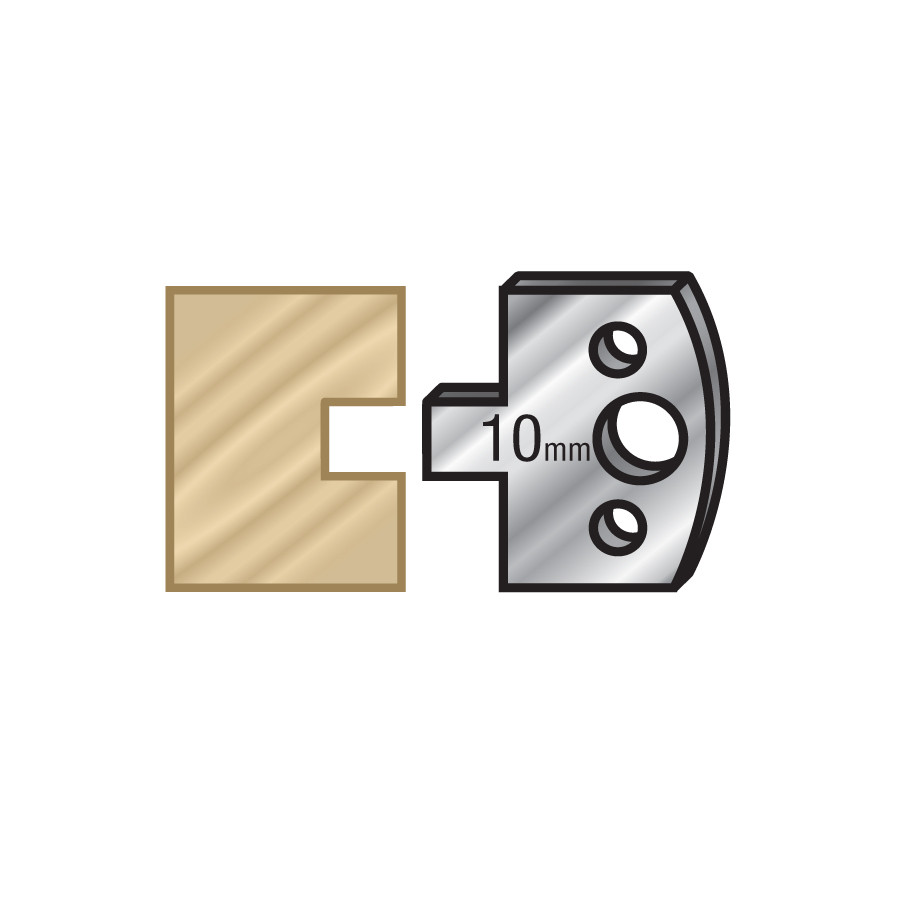 64F091 Pair of 40mm Steel Knives for Profile Pro Inserts