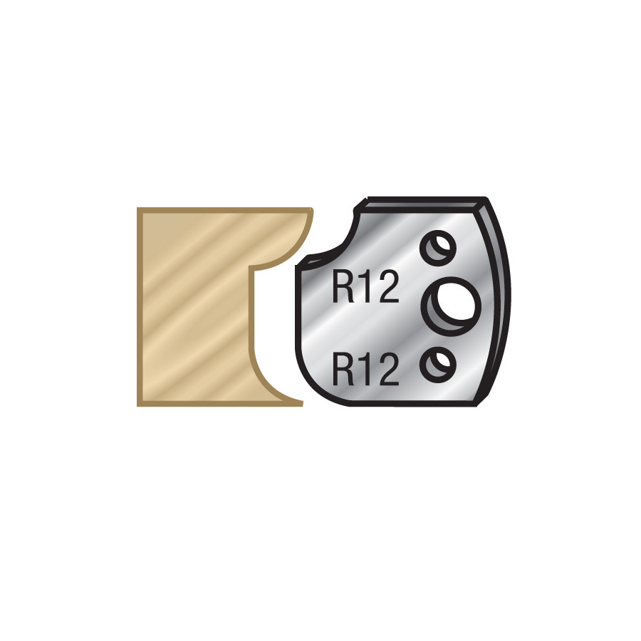 64F176 Pair of 40mm Steel Knives for Profile Pro Inserts