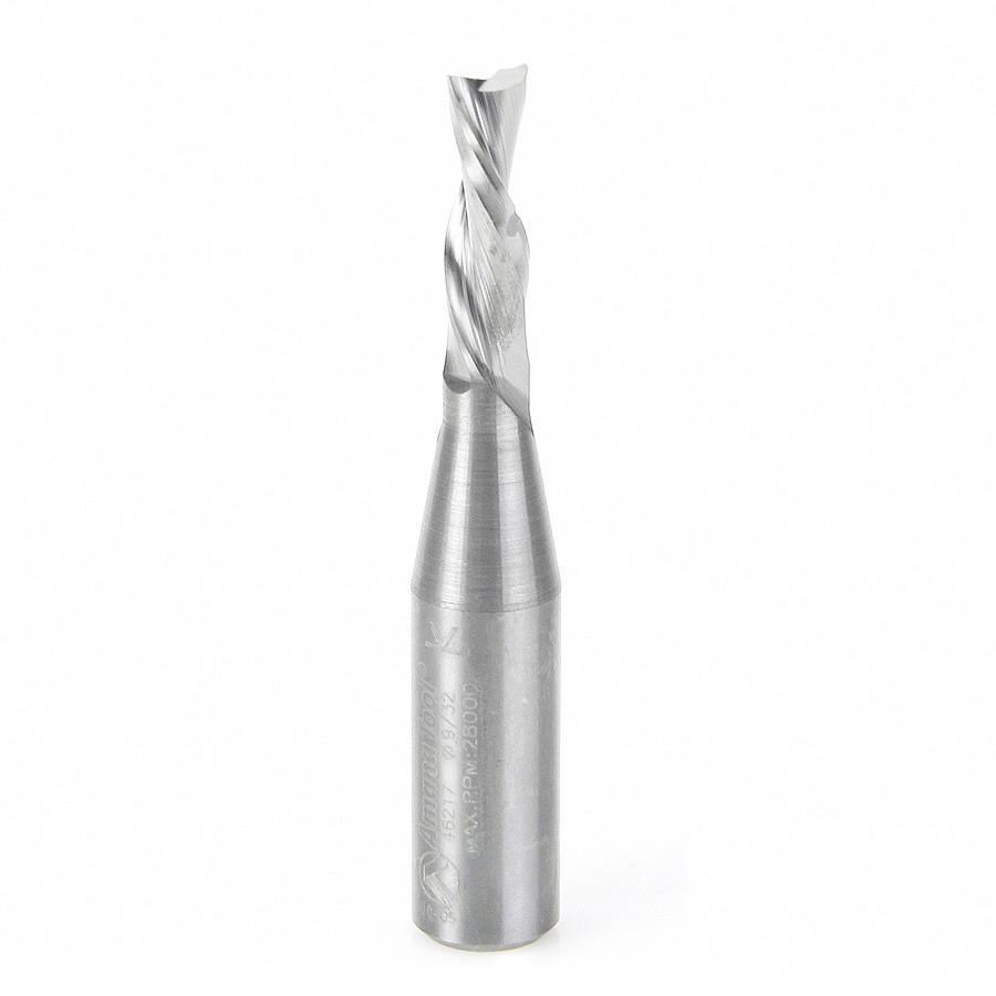 46217 Solid Carbide Spiral Plunge 9/32 Dia x 1 Inch x 1/2 Shank Down-Cut