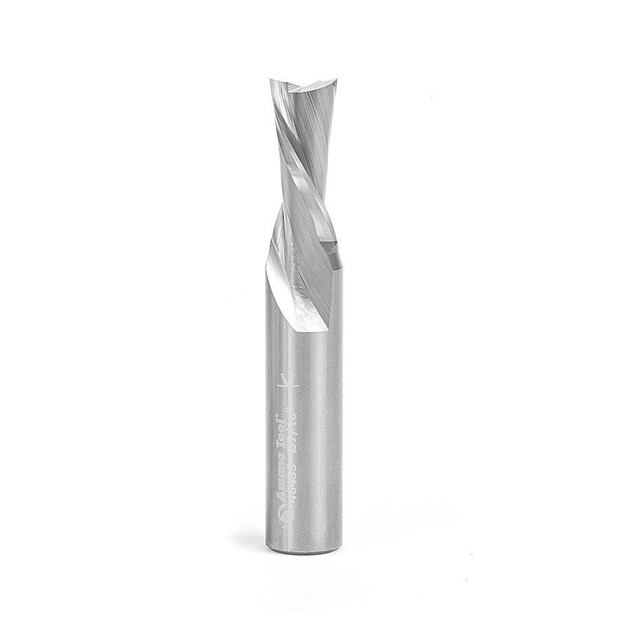 46435 Solid Carbide Spiral Plunge 7/16 Dia x 1 Inch x 1/2 Shank Down-Cut
