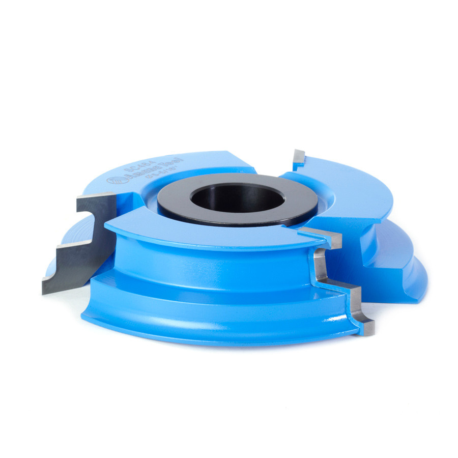 SC464 Carbide Tipped 3-Wing Ogee & Cove Door Lip 1/8 Radius x 4-5/16 Dia x 3-1/8 x 1 & 1-1/4 Bore