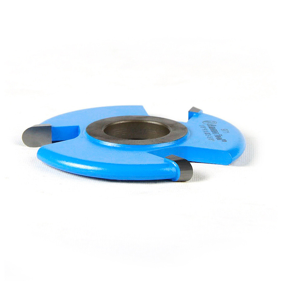 971 Carbide Tipped 3-Wing Flute (Convex) 1/4 Flute x 1/8 Radius x 2-5/8 Dia x 1/4 x 1/2 & 3/4 Bore