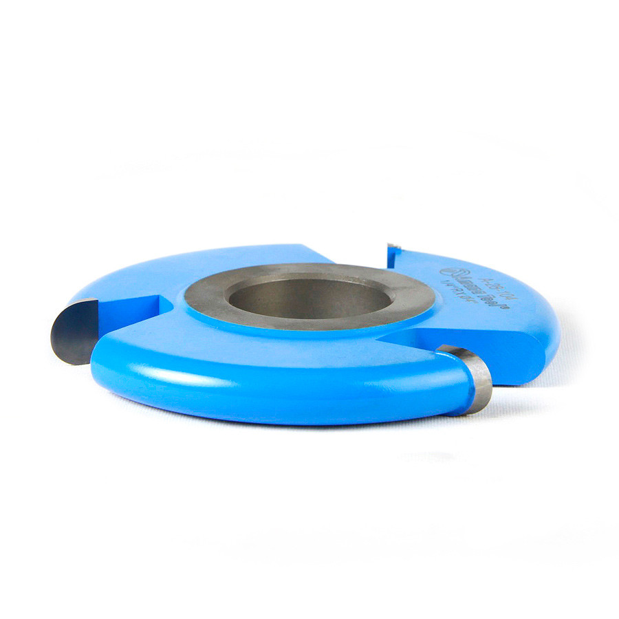 A-28-104 Carbide Tipped 3-Wing Heavy-Duty Flute (Convex) 1/4 Radius x 4 Dia x 1/2 x 1-1/4 Bore