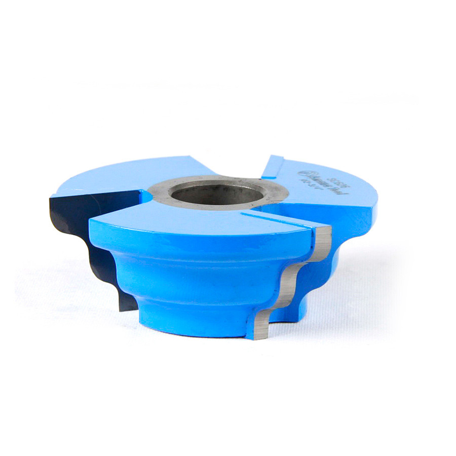 SC626 Carbide Tipped 3-Wing Wave Edge 3/16 x 1/4 x 1/8 Radius x 2-3/4 Dia x 1 x 1/2 & 3/4 Bore