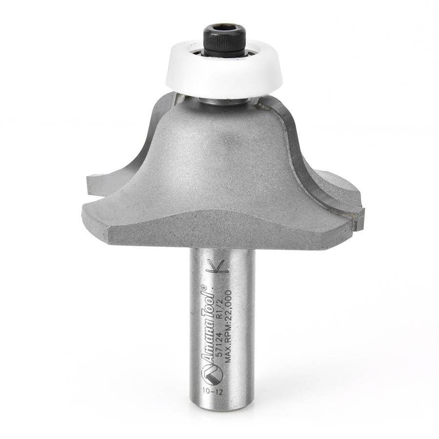 57124 Carbide Tipped Undermount Bowl Solid Surface 2-1/8 Dia x 1 Inch x 15 Deg x 1/2 Shank