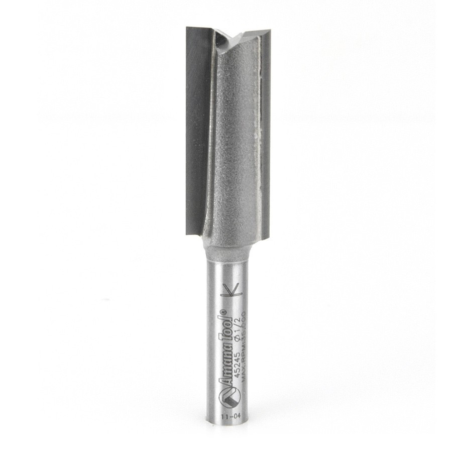 45245 Carbide Tipped Straight Plunge High Production 1/2 Dia x 1-1/4 x 1/4 Inch Shank
