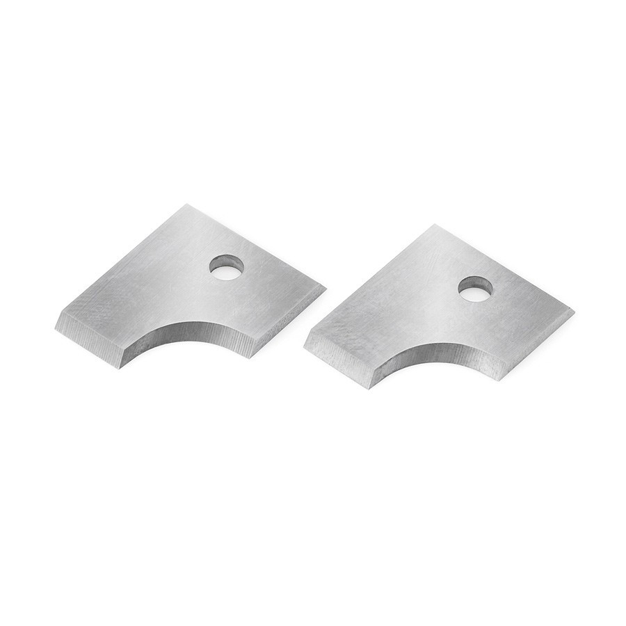 RCK-288 Pair of Solid Carbide Insert Knives 6mm Radius for Double Rounding & Chamfering System RC-2208