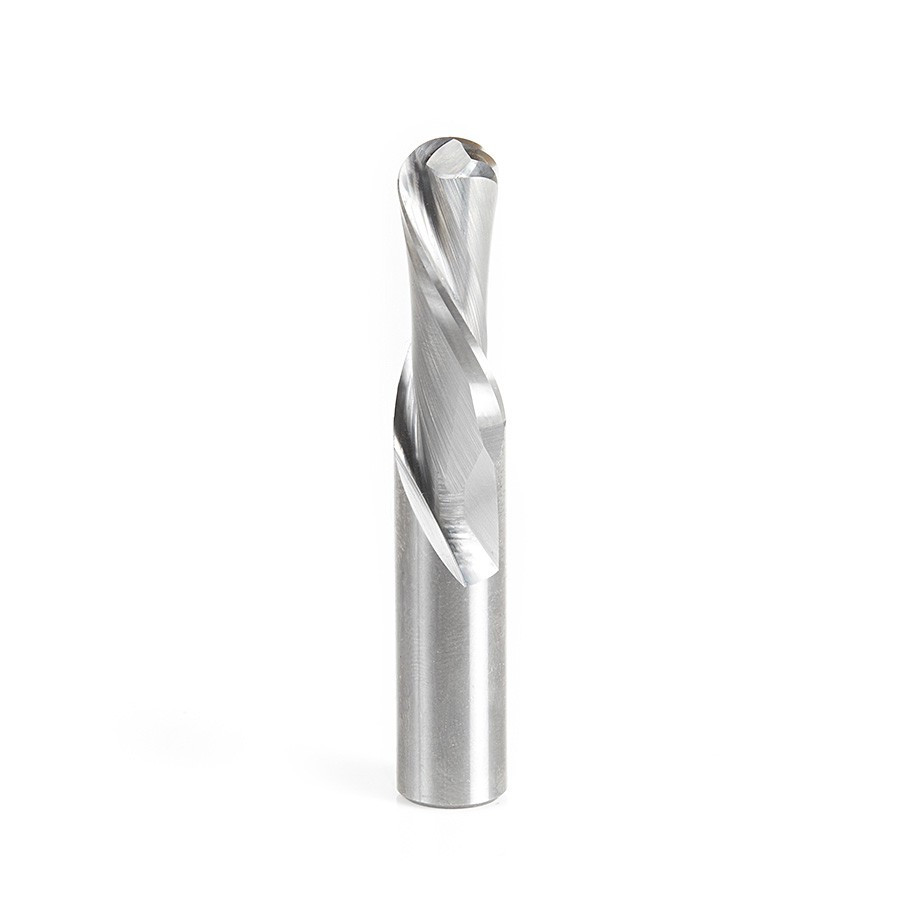 46477 Solid Carbide Down-Cut Ball Nose Spiral 1/2 Dia x 1-1/4 x 1/2 Inch Shank Router Bit