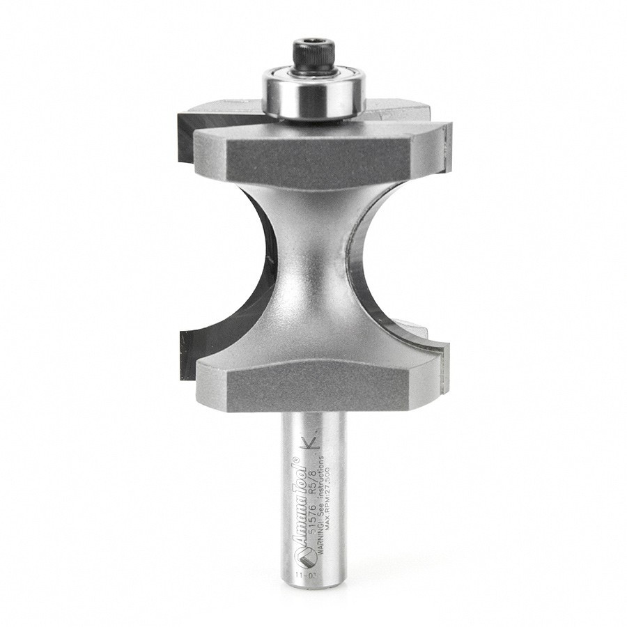 51576 Carbide Tipped Bullnose 5/8 Radius x 2 Inch Dia x 2 Inch x 1/2 Shank