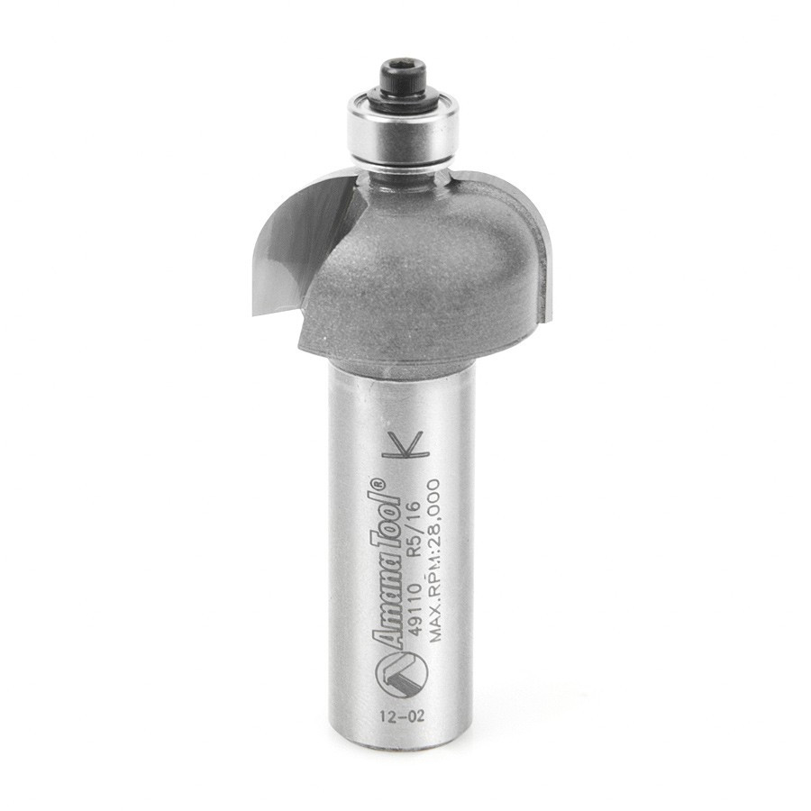 49110 Carbide Tipped Cove 5/16 Radius x 1 Inch Dia x 9/16 x 1/2 Shank