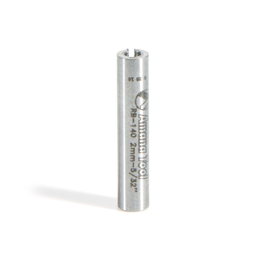 RB-140 High Precision Steel Router Collet Reducer 4mm Overall Dia x 2mm Inner Dia x 20mm Long