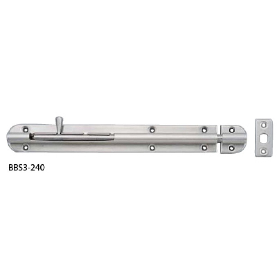 BSS3-240, SPRING LOADED BARREL BOLT