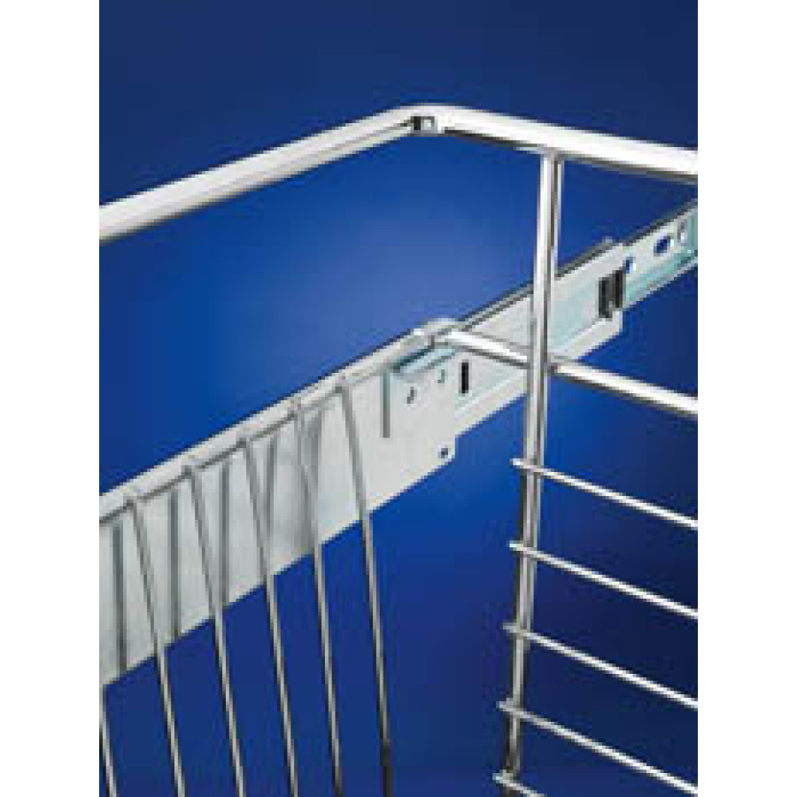 Pull-Out Closet Baskets, 24W x 14D x 18HChromeWire