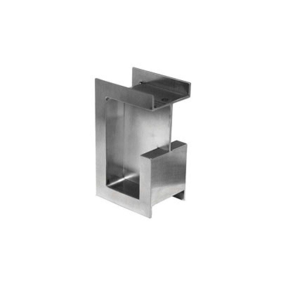 STAINLESS STEEL SLIDING DOOR HANDLE & POCKET DOOR EDGE PULL, DSI-4253-40