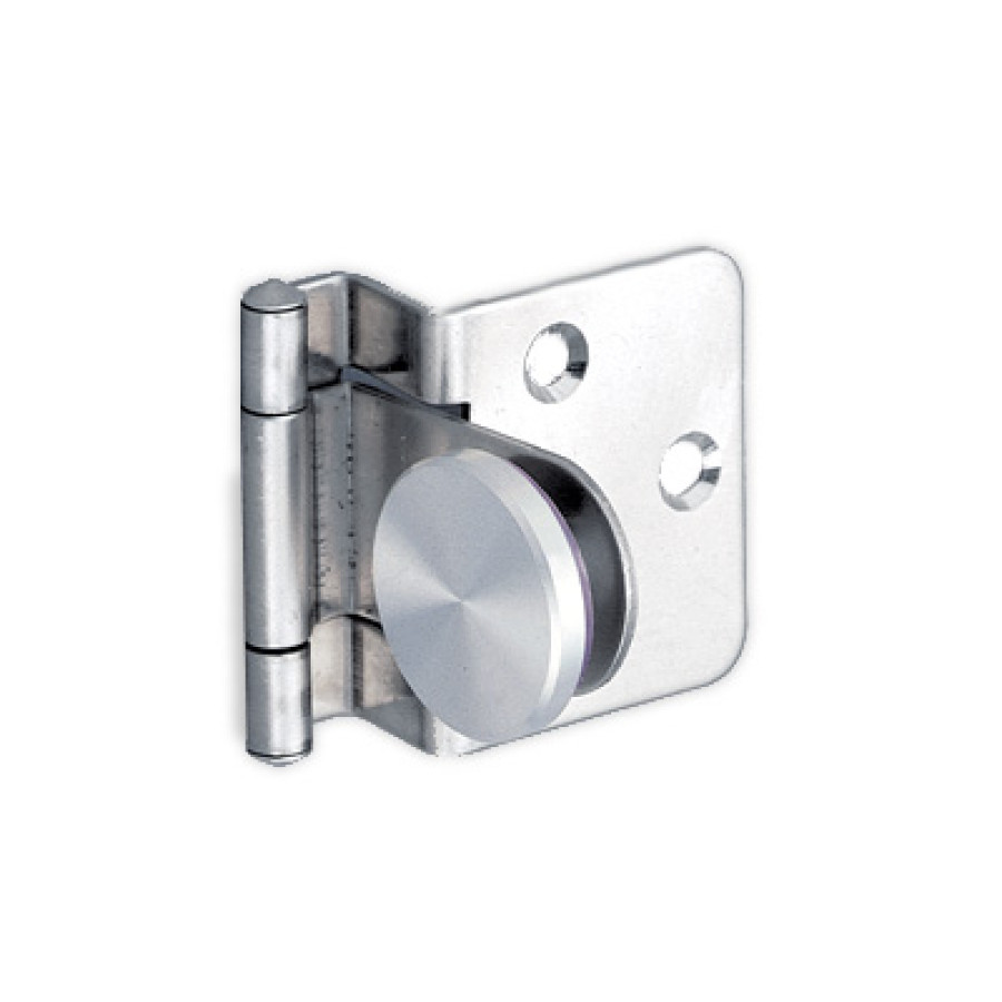 HALF OVERLAY GLASS DOOR HINGE, GH-34/8/S-P