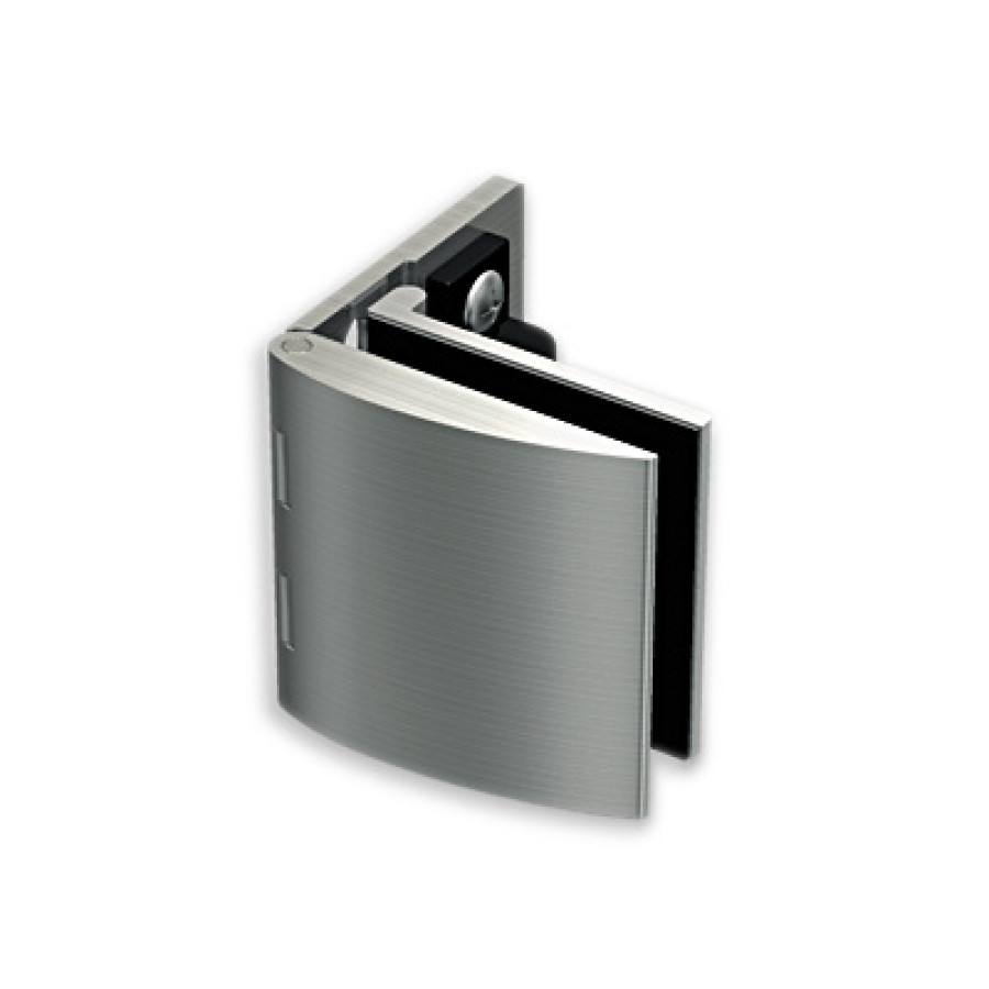 INSET GLASS DOOR HINGE (W/CATCH), GH-450/CR