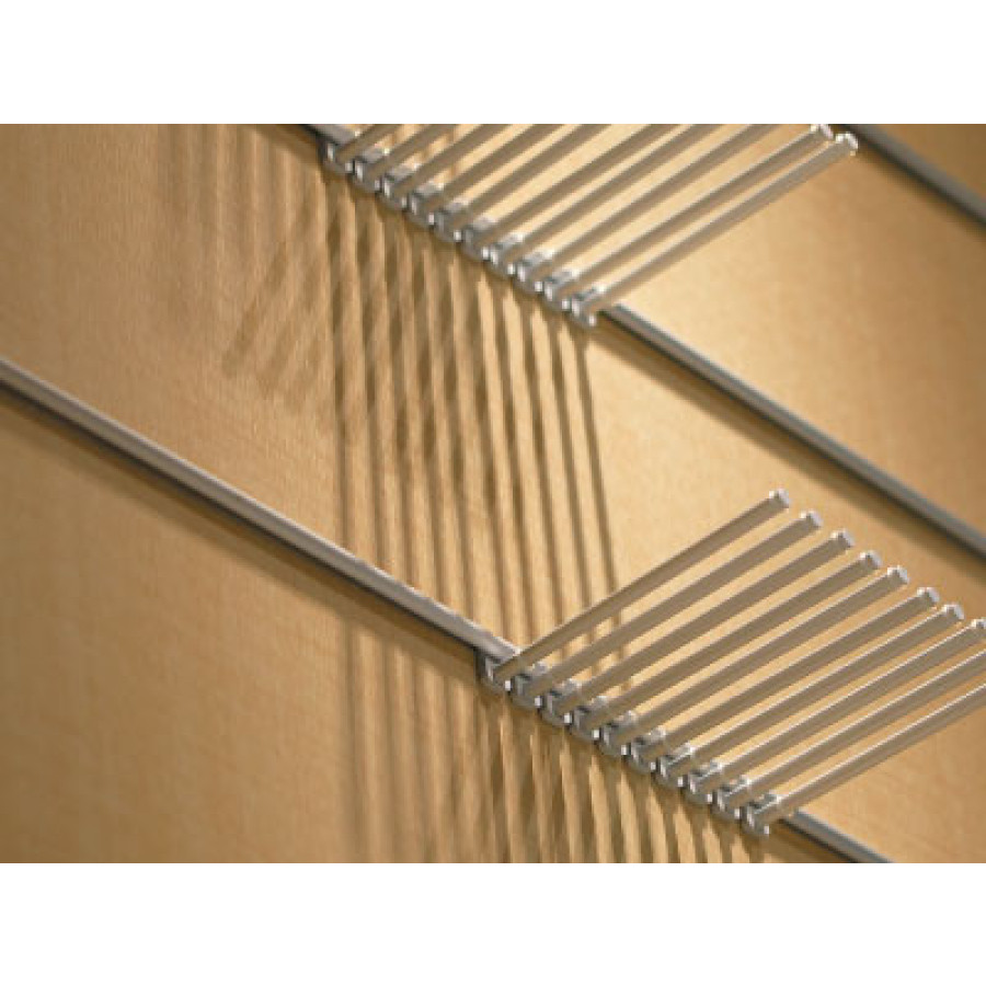 WALL SHELVING SYSTEM, FLUQS ONE FIXING SET FOR GLASS, EX020-20