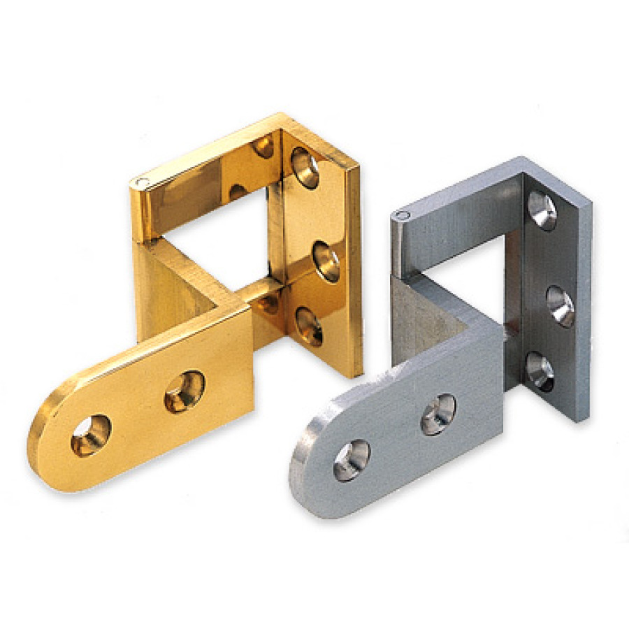 OVERLAY DOOR ANGLE HINGE, AHS-24/SN