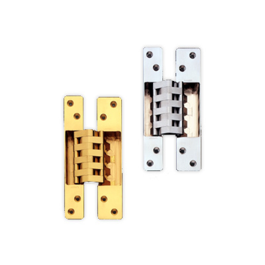 CONCEALED HINGE, SATIN CHROME, HES-3038BK/SC