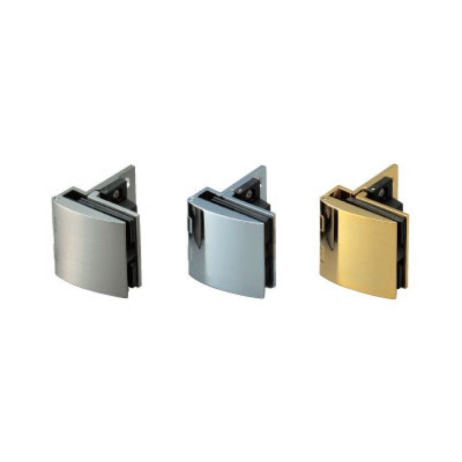 OVERLAY GLASS DOOR HINGE (W/CATCH), GH-456C/SN