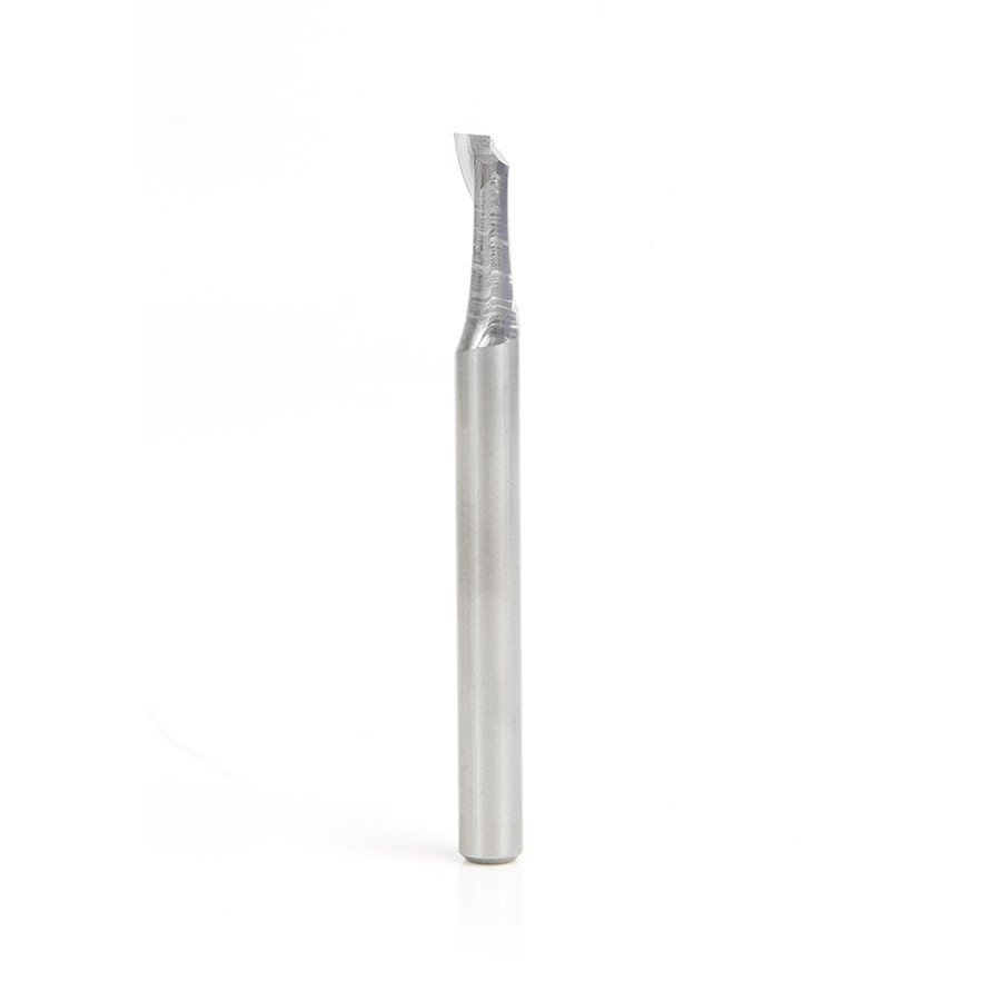 HSS1622 High Speed Steel (HSS) Single Flute Spiral, Aluminum Cutting 1/4 Dia x 5/8 x 1/4 Inch Shank Up-Cut Router Bit