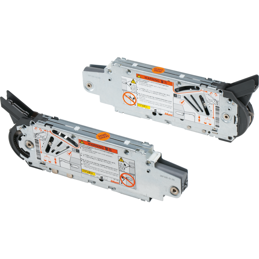 AVENTOS HF bi-fold lift system, lift mechanism (set), PF=9000-17250 (with 2 pieces), suitable for SERVO-DRIVE, 20F2800.N5.780 – 1440
