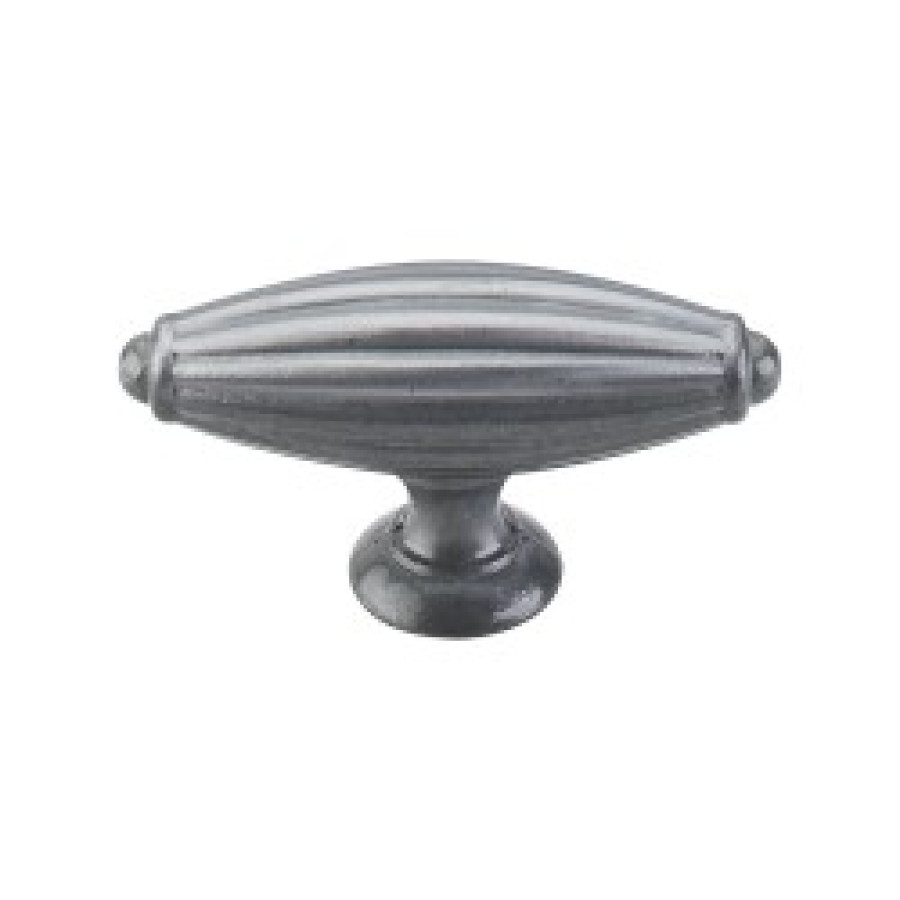 Tuscany T-Handle Large 2 7/8" - Pewter Light