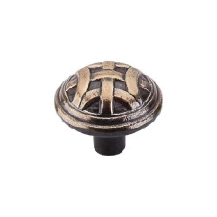 Celtic Knob Large 1 1/4" - Dark Antique Brass