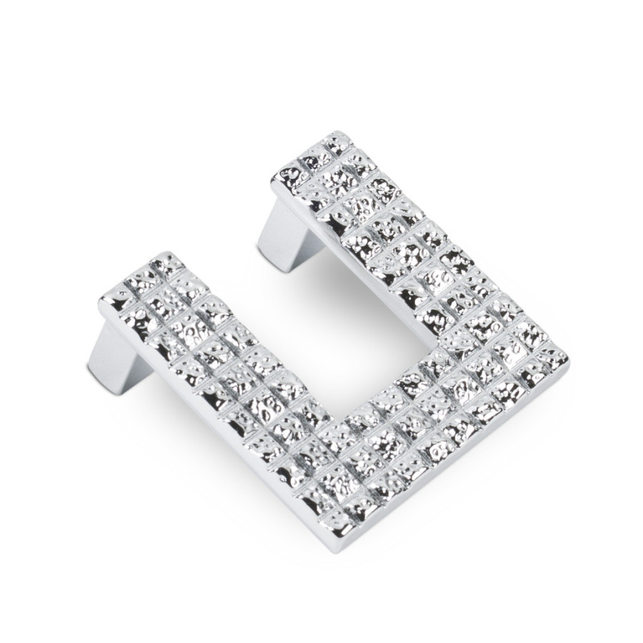 MOSAIC HORSE SHOE DESIGN HANDLE CHROME