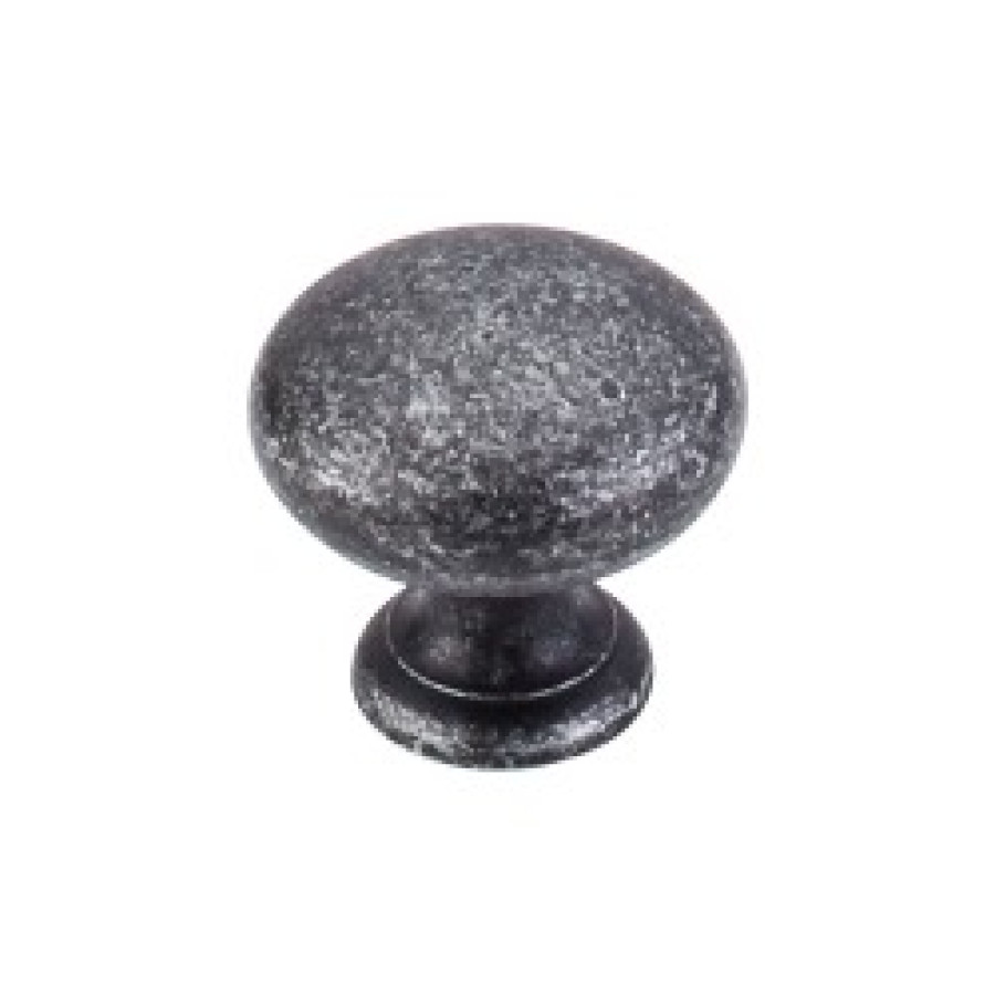 Mushroom Knob 1 1/4" - Black Iron