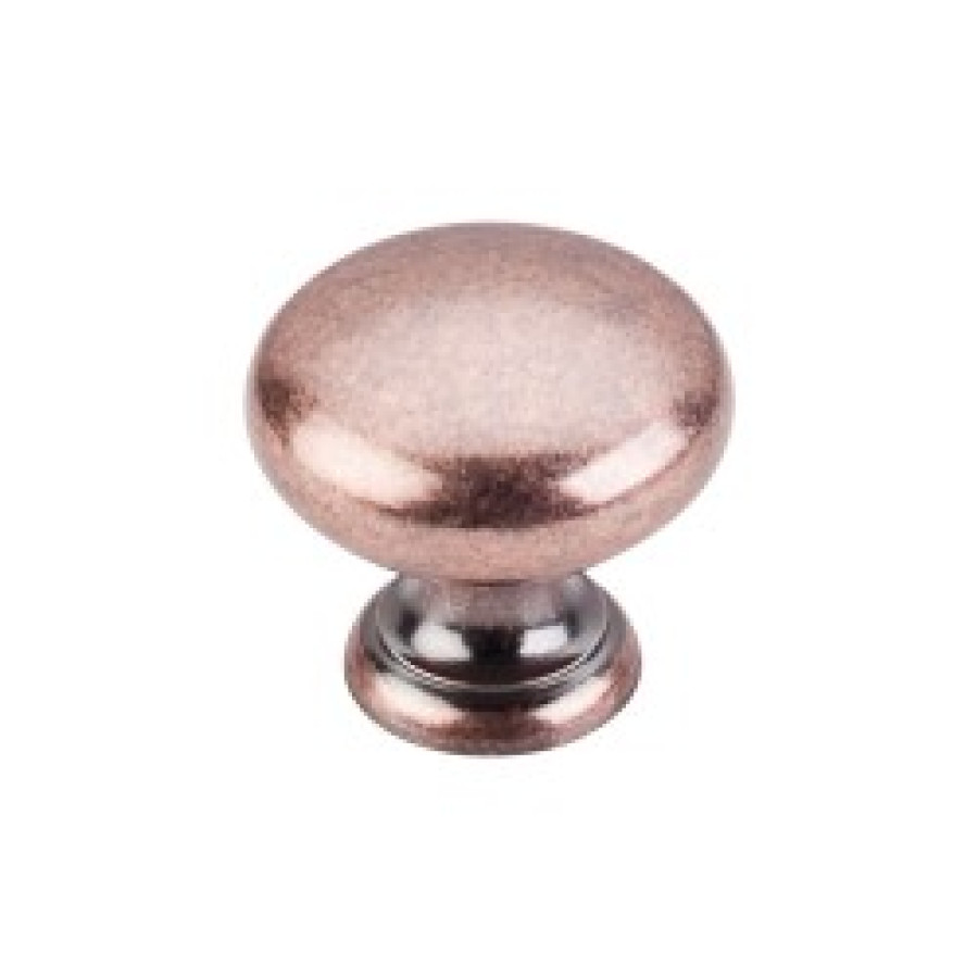 Mushroom Knob 1 1/4" - Antique Copper