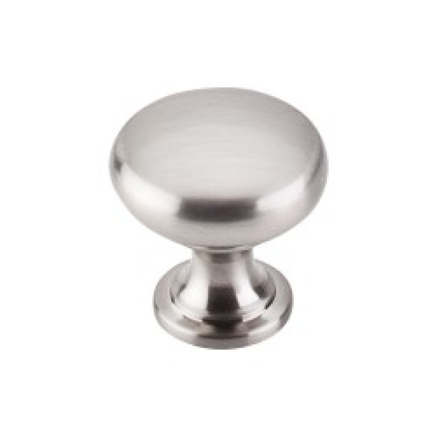 Hollow Round Knob 1 1/4" - Brushed Satin Nickel