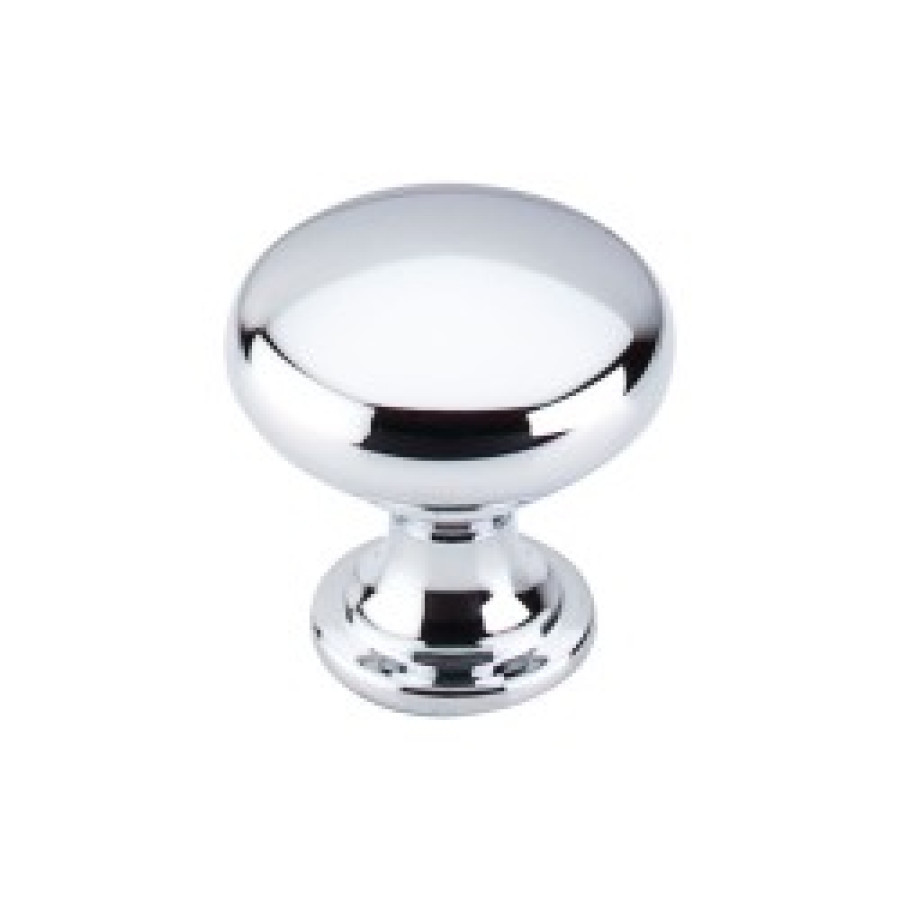 Hollow Round Knob 1 1/4" - Polished Chrome